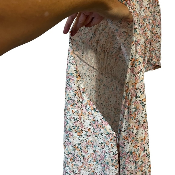 FAITHFULL THE BRAND BELINE DRESS VIONETTE FLORAL FAIRY WHIMSICAL 4 PUFF SLEEVES - Picture 8 of 16